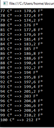 fahrenhayt santigrat derece dönüşümü