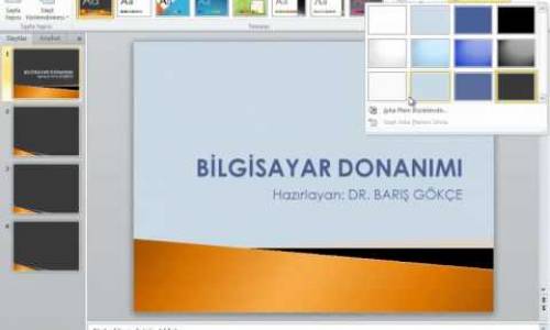 MİCROSOFT POWERPOİNT 2010 GÖRSEL VİDEO EĞİTİMİ-Sunu Hazırlama-1